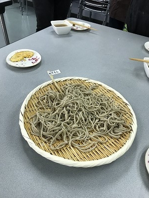 Mさんが打った蕎麦(^^♪