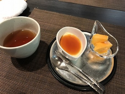 マンゴー&黄な粉プリン、とても美味しかったです。おしゃべりも弾み、楽しいひとときを過ごしました。