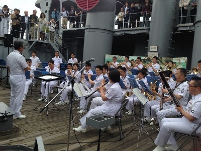 偶然にも「日本海海戦１１１周年記念式典」が行われていました！