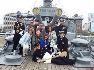 偶然にも訪れた日は「日本海海戦１１１周年記念式典」が盛大に行われていました。