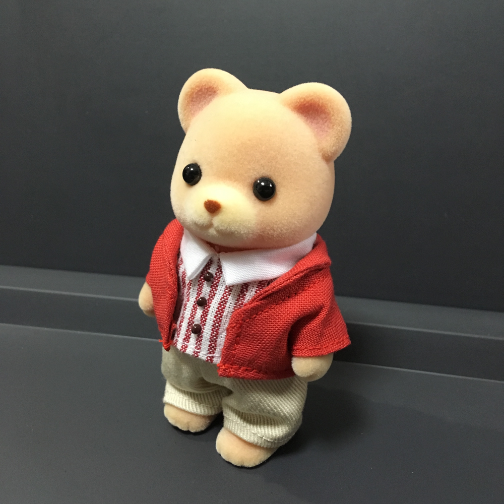 シルバニアファミリー ミニチュアドール服 ドレス 耳飾り