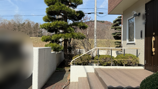冬囲い外し