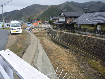 河川改良後