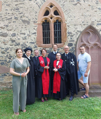 Mitwirkende des Gottesdienstes am Johanniter-Turm