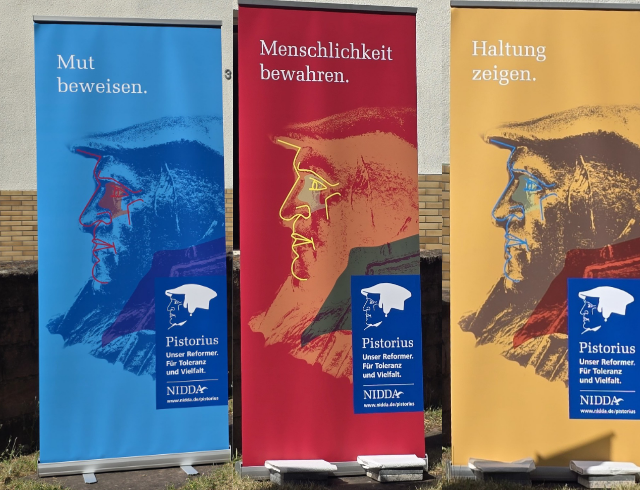 Roll-Ups des Niddaer Heimatmuseums
