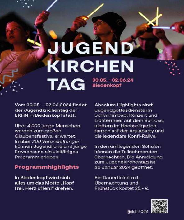 Jugendkirchentag Biedenkopf 30.05.24 - 02.06.24