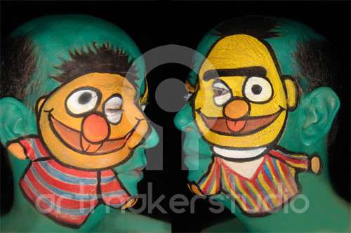 FACE PAINTING Epi y Blas para Jandro. El Hormiguero de Cuatro TV
