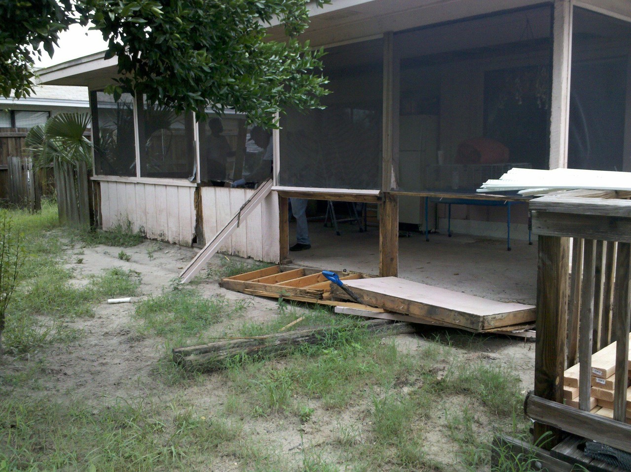 Screen Porch Before