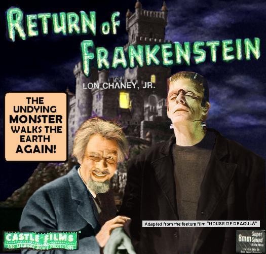 Ted Newsom edit of "House of Dracula" becomes a "fantasy" Castle digest replete with box art!