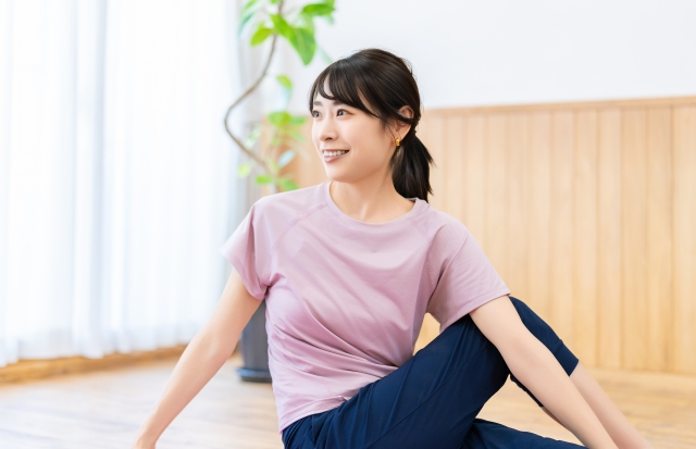 じっくりからだを伸ばしましょう