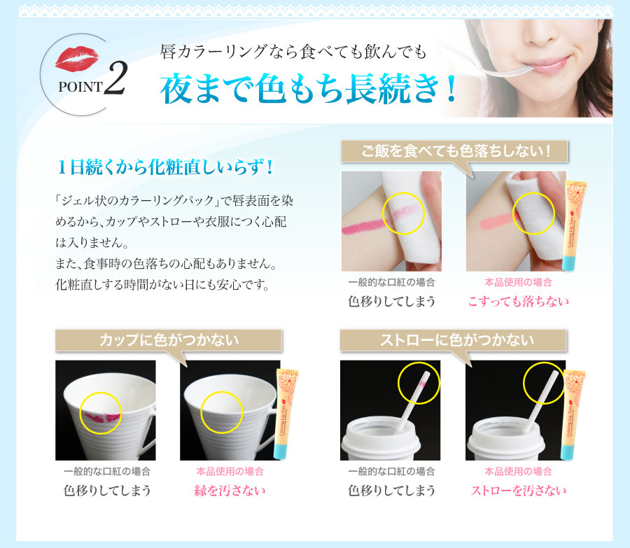 Coloring Lip Tint for the cute lip beauty Yuuna Japan Co.,Ltd for