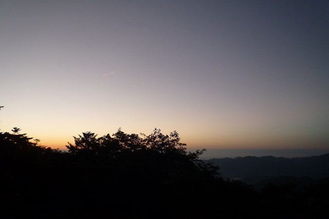 玉置山山頂 夜明け