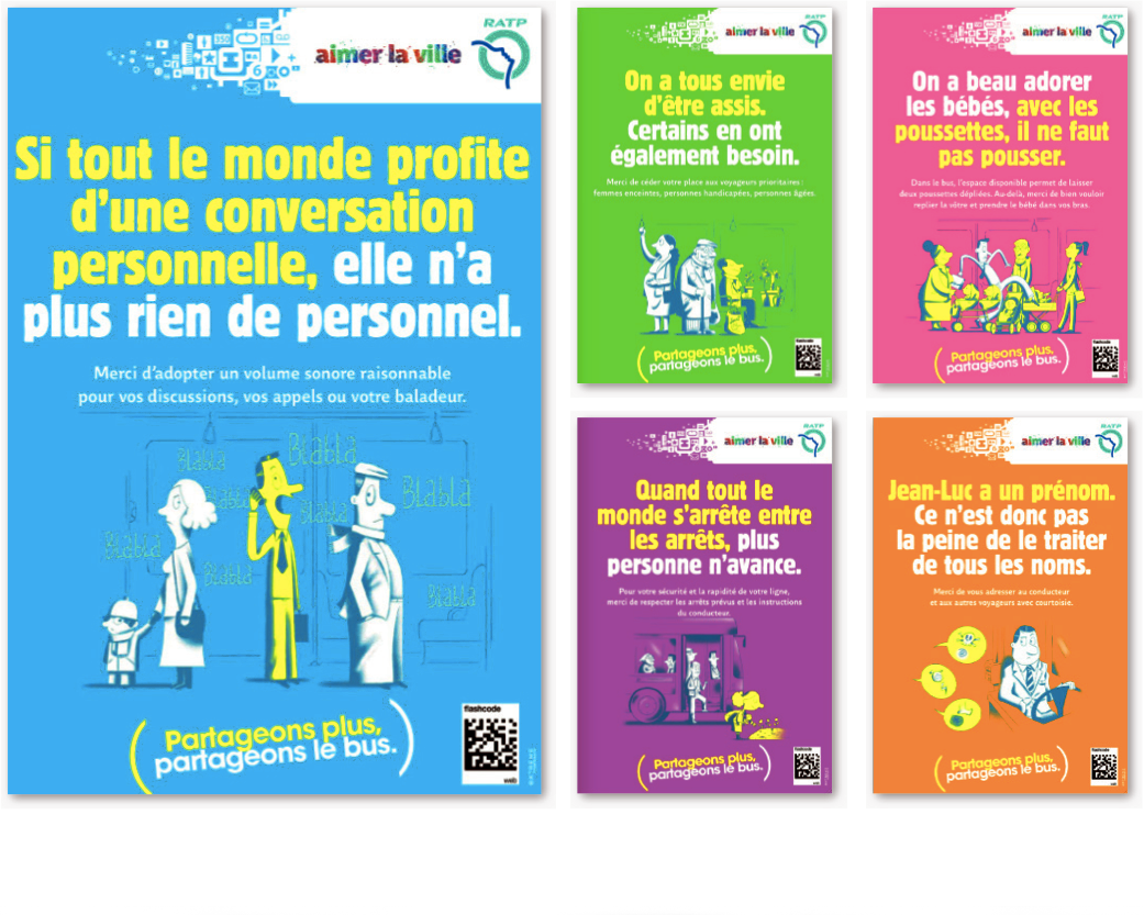 Campagne de sensibilisation voyageurs RATP autobus