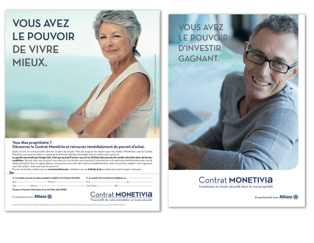 Campagne de lancement Contrat Monetivia vendeurs/ acheteurs