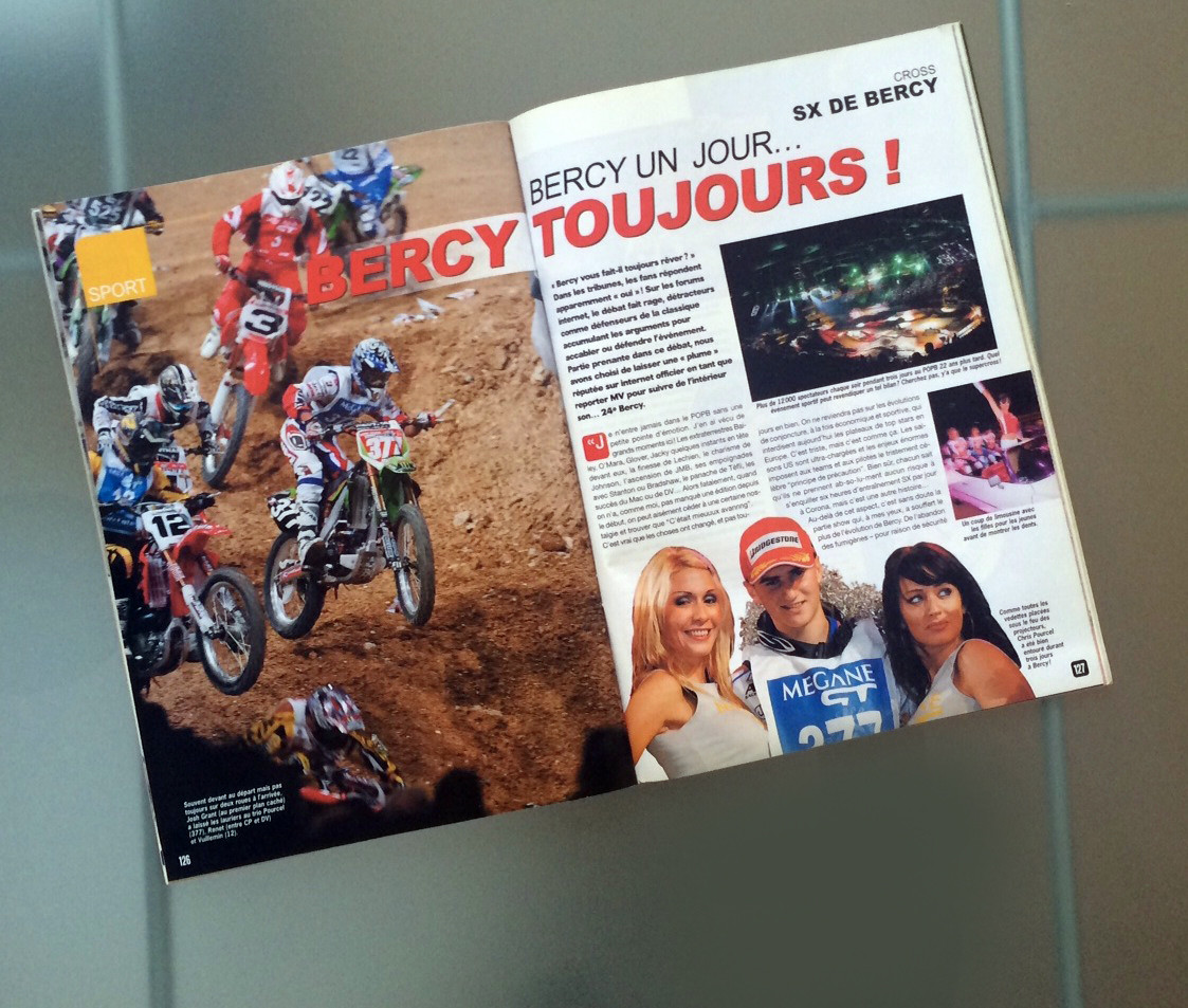 Reportage Supercross de Bercy - Moto Verte