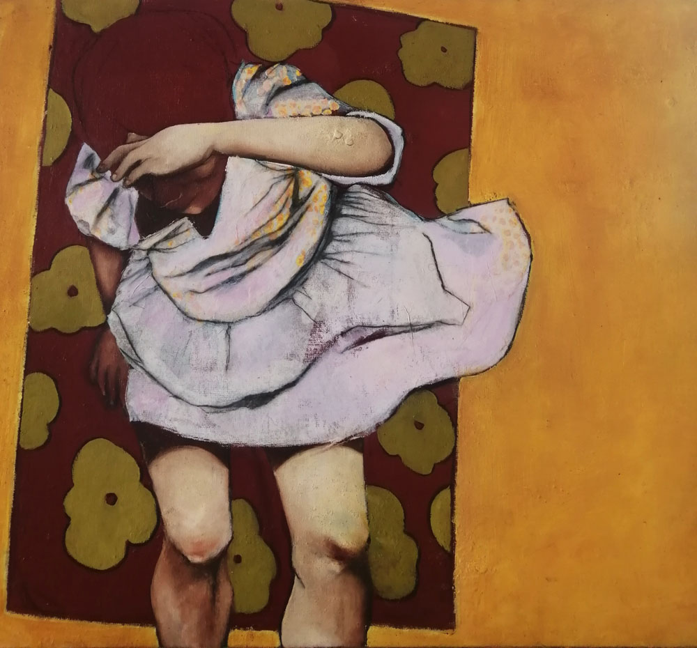 Judith BRUNEL, "Sous le soleil", Huile sur toile, 65 cm x 54 cm, 450 €