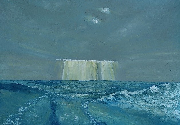 Philippe JOBARD, "Pachamama", Huile sur toile, 100 cm x 70 cm, 1 100 €