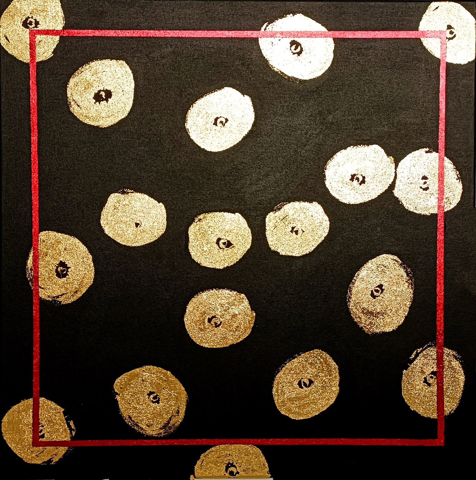 Liberaj CICOJ, " MEIOSE", ACRYLIQUE SUR TOILE 80 x 50 cm, 1100€
