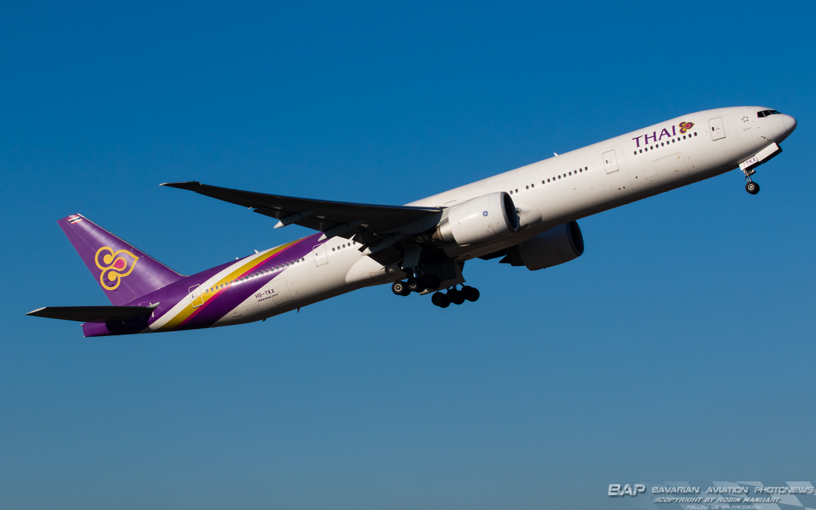 HS-TKX Thai Airways B777 @ MUC