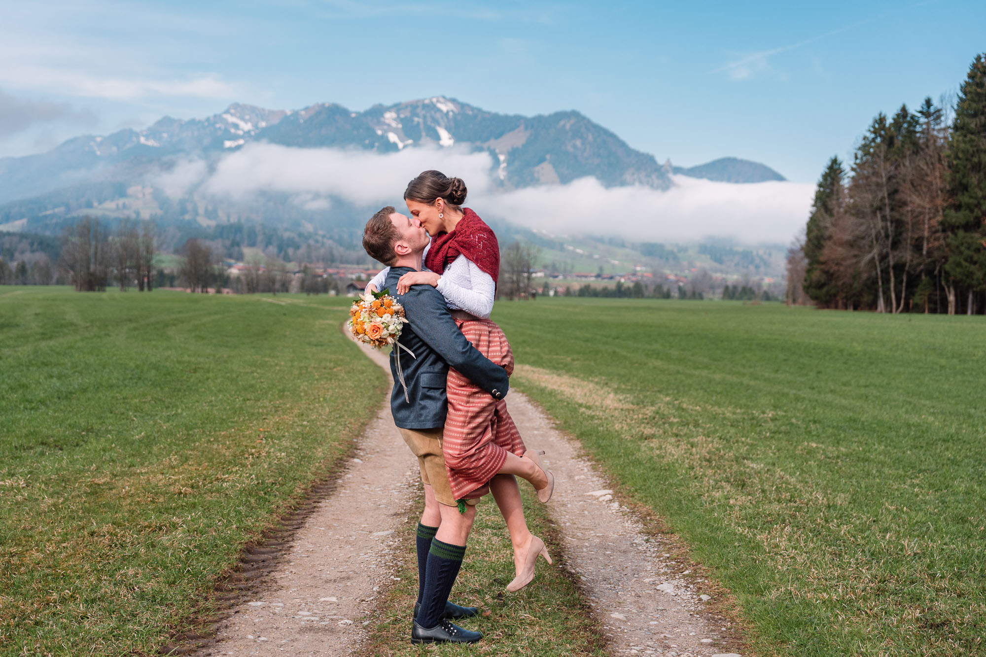 Hochzeit von Lena & Andi in Lenggries