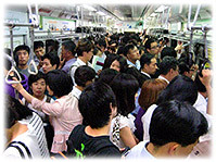 Picture of Seoul subway - Bild von der U-Bahn in Südkorea