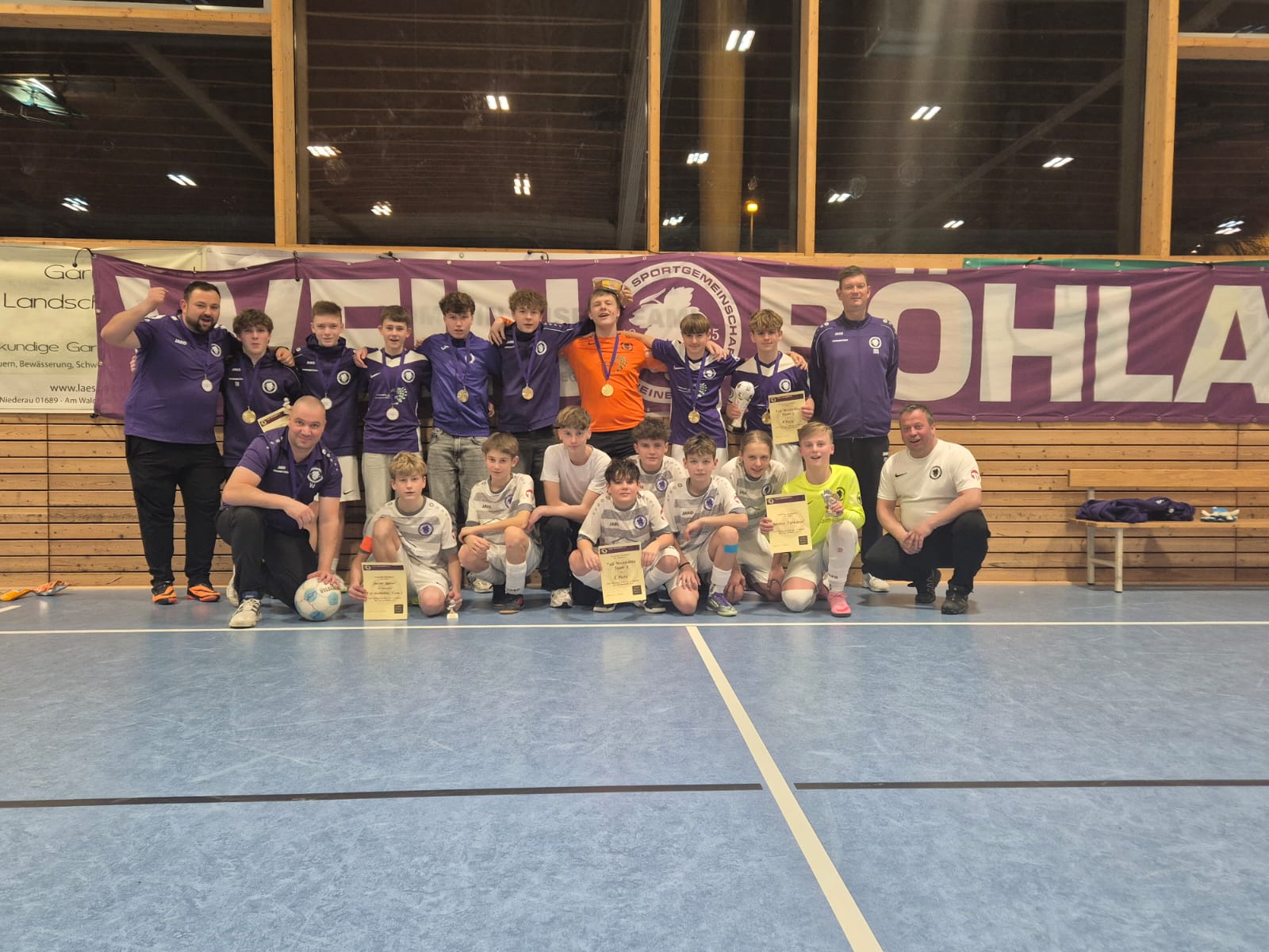 Sieger C-Junioren: TuS Weinböhla Team 1