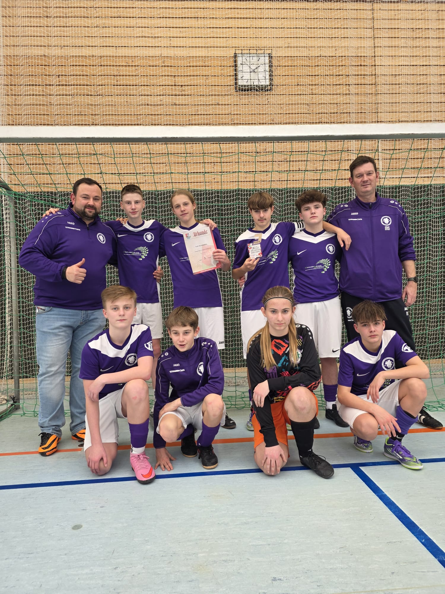 C2: 2. Platz beim 31. Elbaue-Hallencup des FC Elbaue Torgau