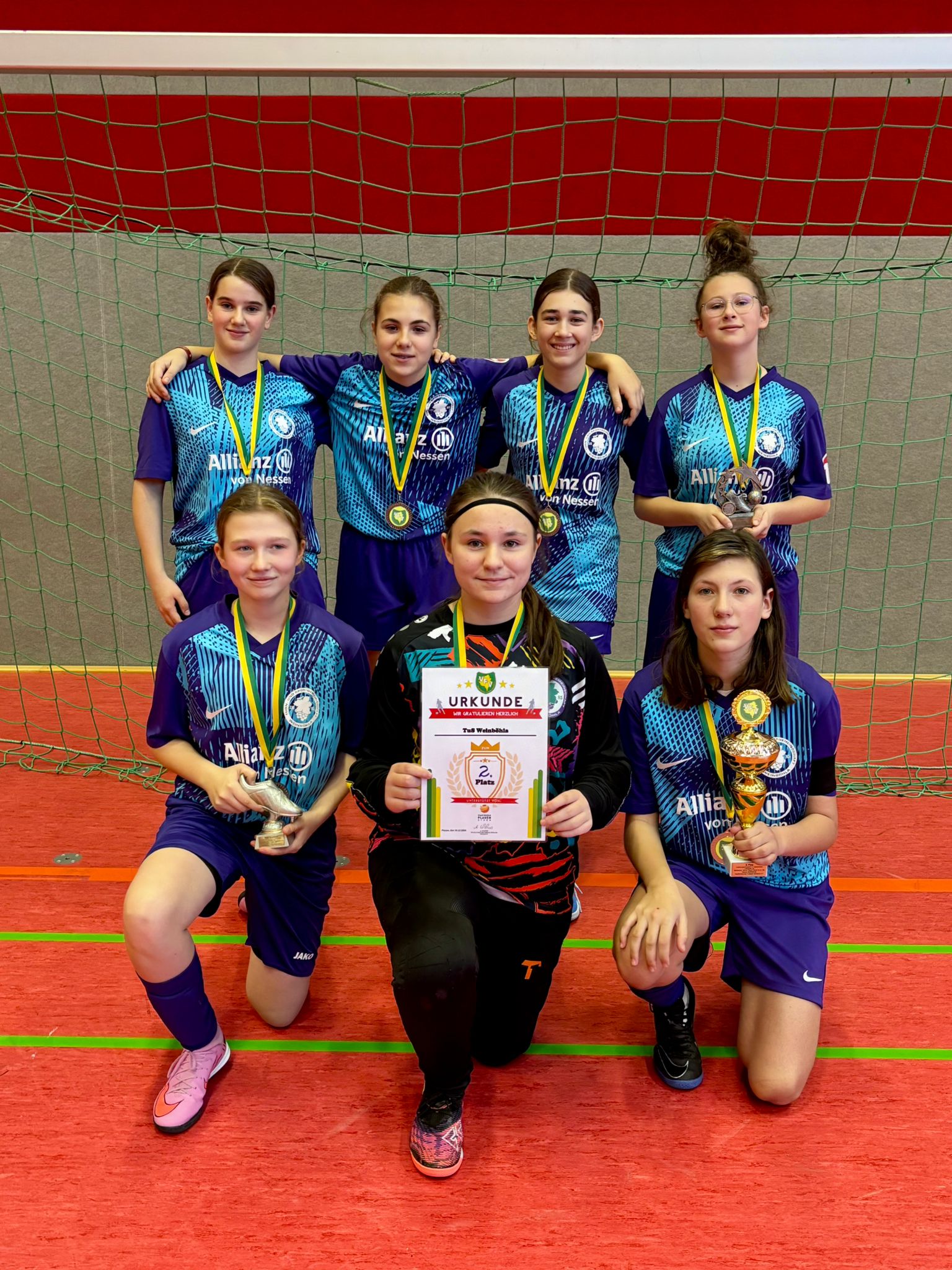 C-Juniorinnen: 2. Platz beim Leistungsvergleich des Vogtländischen Fußballverbandes in Treuen