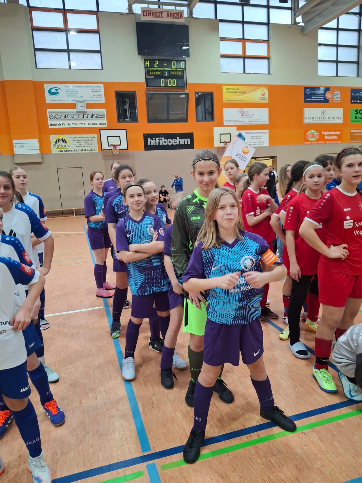 D-Juniorinnen: 5. Platz beim Leistungsvergleich des Vogtländischen Kreisverbandes in Plauen