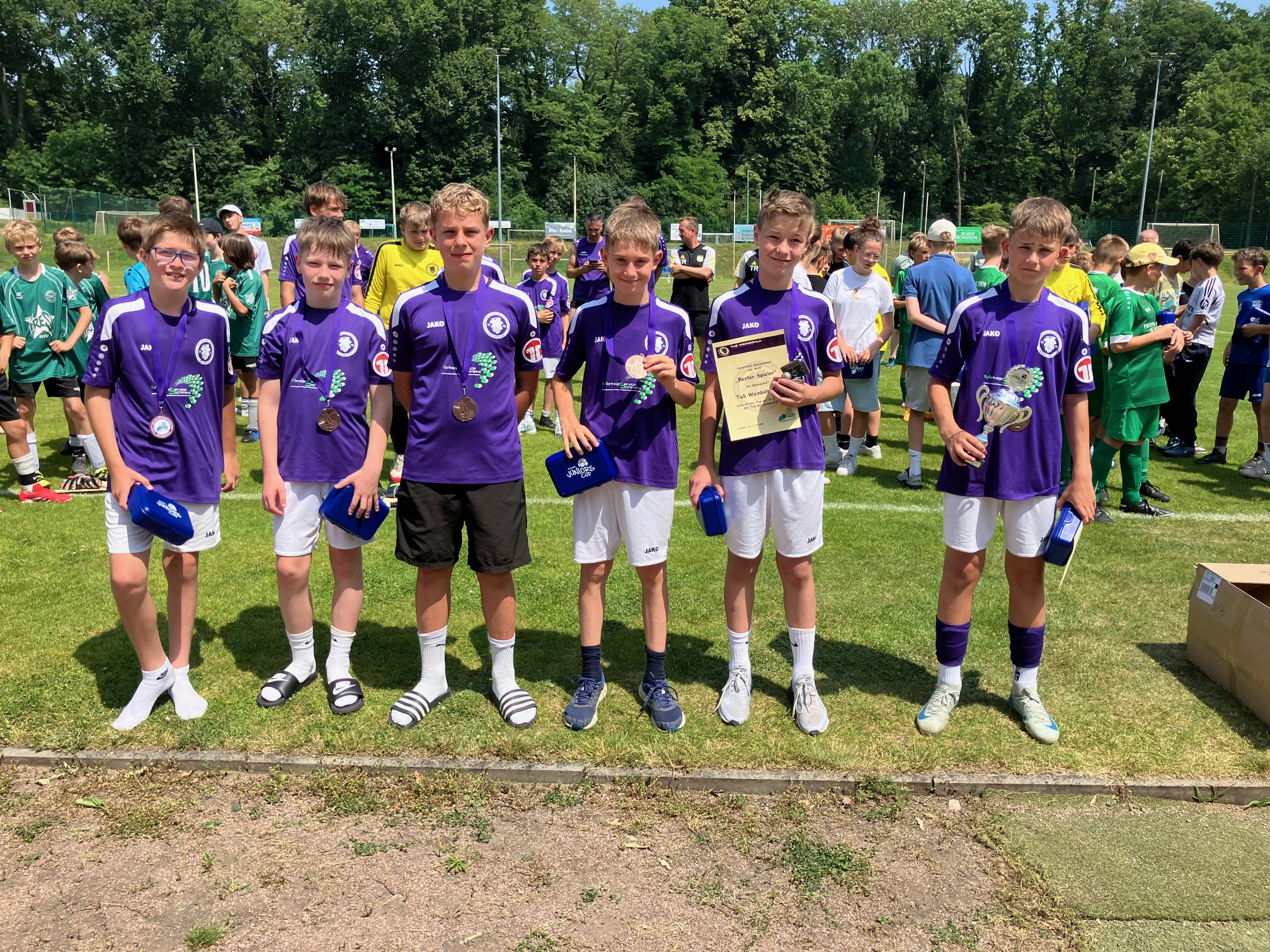 3. Platz beim Sommercup 2025 der D-Junioren: TuS Weinböhla D1