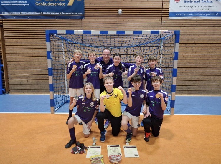 2. Platz bei den D-Junioren: TuS Weinböhla D3