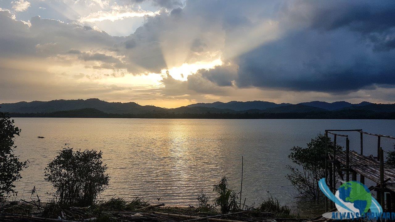 Sonneuntergang über Myanmar