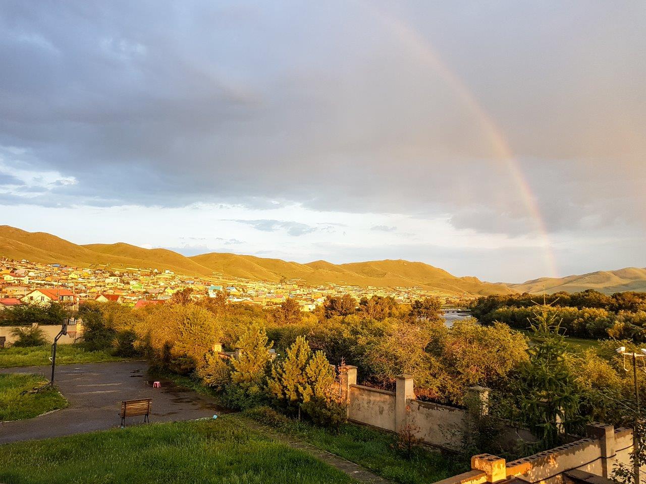 Aussicht von der River Point Lodge