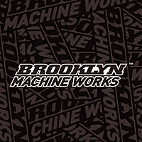 BROOKLYN MACHINE WORKS LOGO BAR END MADE IN USA/BMX/MTB
