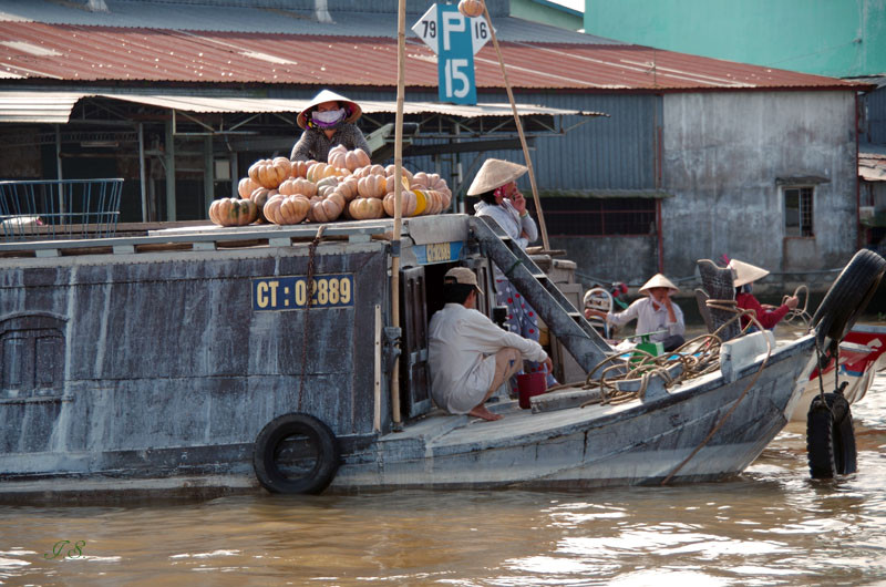 Cai Rang, schwimmender Markt