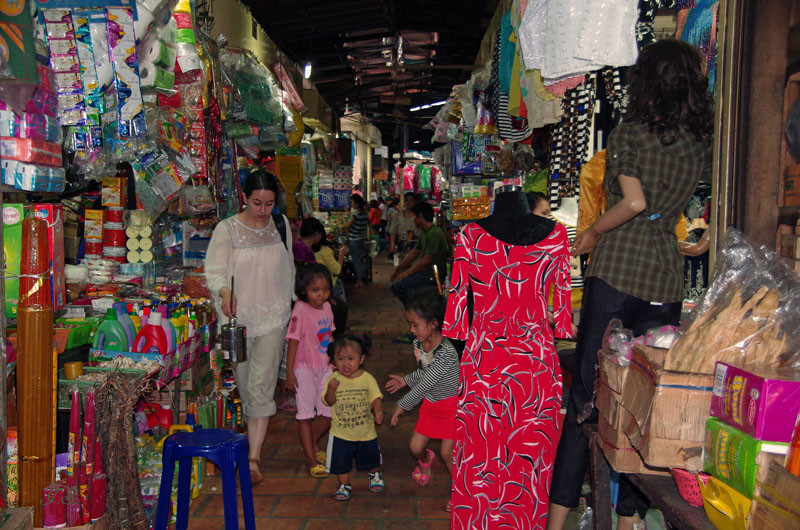 Phnom Penh, russischer Markt
