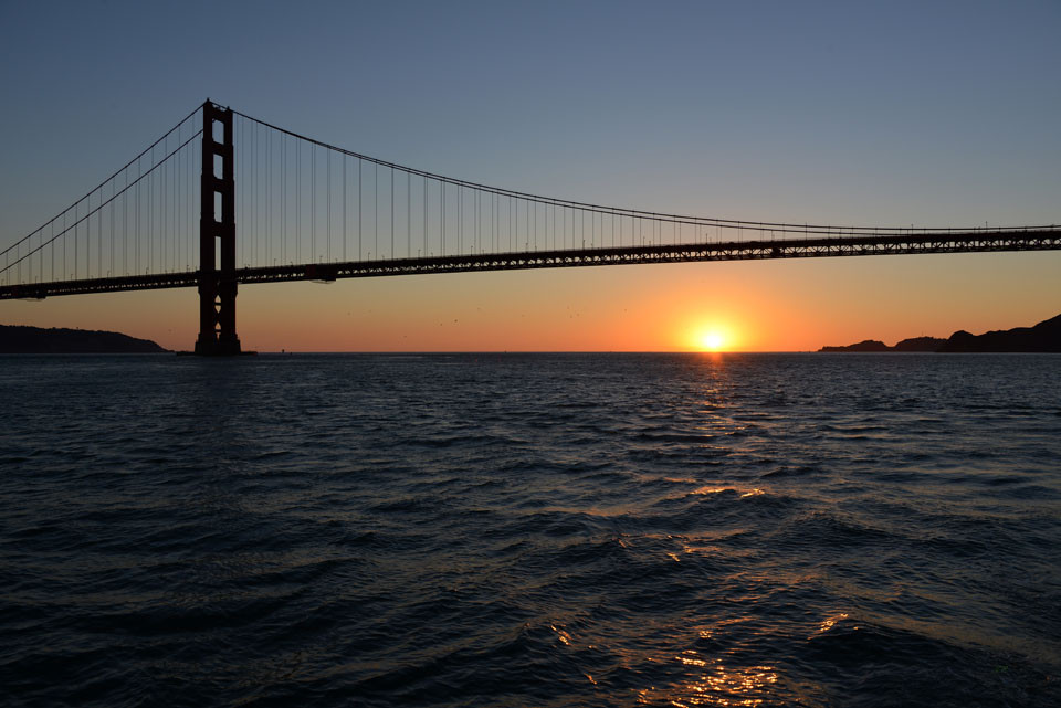 San Francisco Bay, Sonnenuntergang