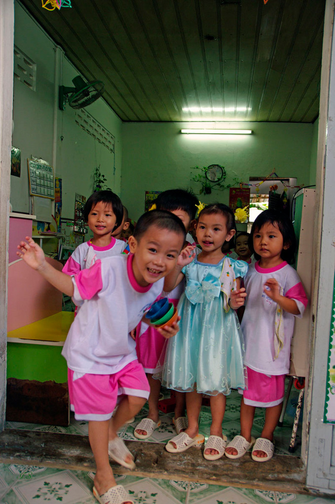Cai Rang-Chau Doc, Schule und Kindergarten