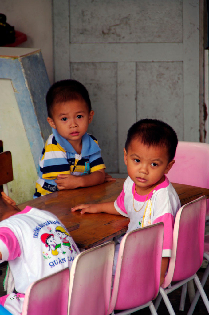 Cai Rang-Chau Doc, Schule und Kindergarten