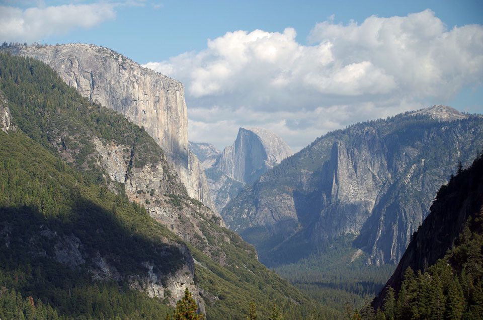 Rückfahrt durch Yosemite