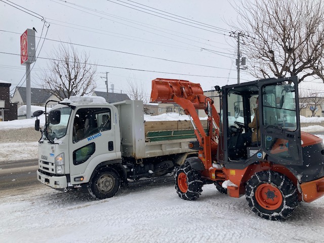 除雪・排雪で大忙し