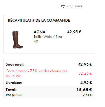 Les chroniques de Sandrine.fr : Mon bon plan du jour : 75% de réduction : sur le site Justfab pour tous les nouveaux clients soit une paire de chaussures à 9.98€ au lieu de 39.95 €