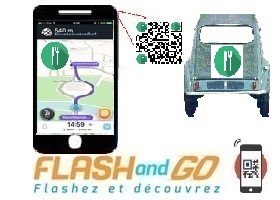 flashez le code avec votre portable et laissez vous guider vers cette étape gourmande