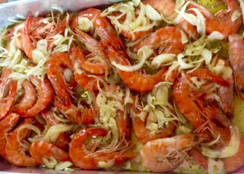 Gestrige Gambaspfanne  🦐 