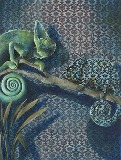 Camouflage of pattern chameleon