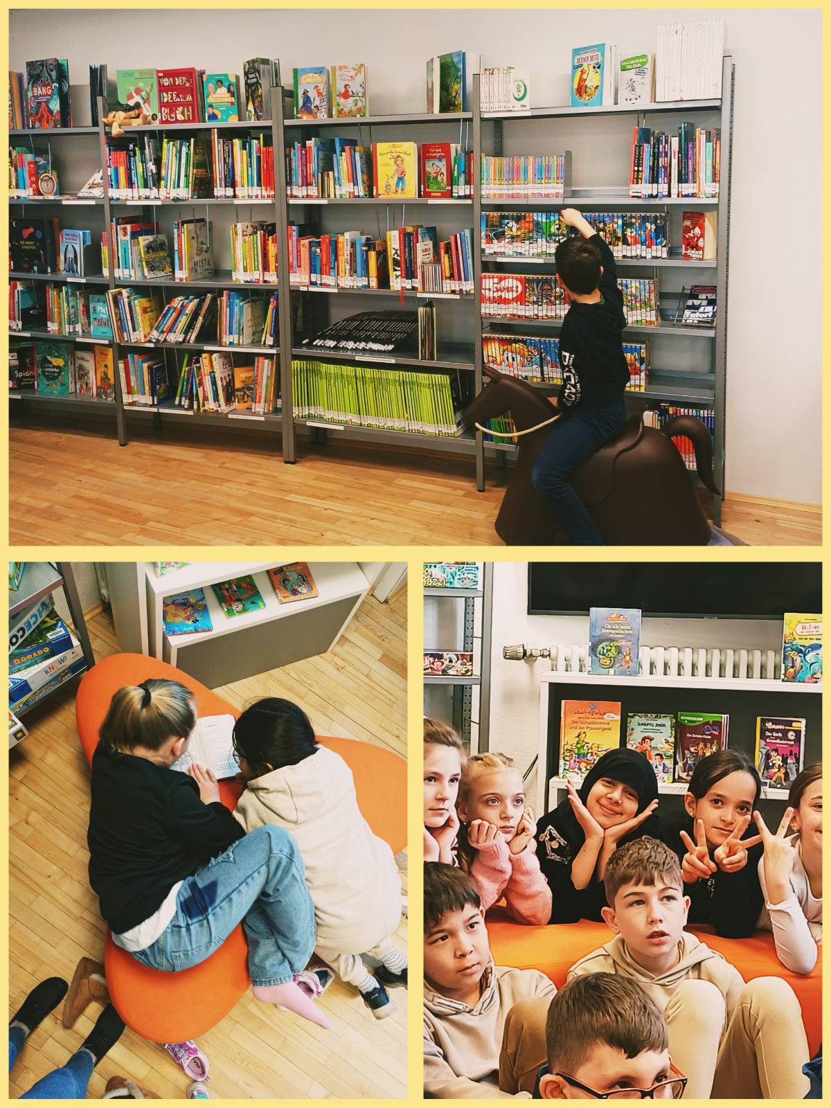 Ausflug in die Bibliothek Auwiesen