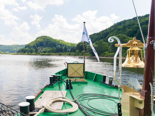 Schrammsteinfahrt auf der Elbe