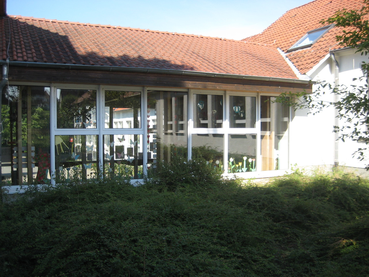 Blick auf die Aula