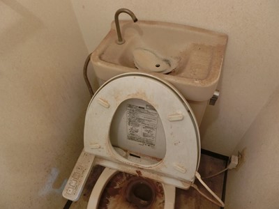 現状回復 トイレ カルキ 尿石 汚れ 悪臭