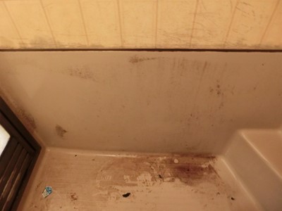 現状回復 ハウスクリーニング 浴室 汚部屋 水垢